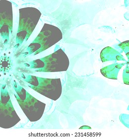 Abstract background with floral shapes. Colorful texture for variety of design usages.