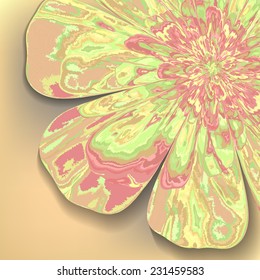 Abstract background with floral shapes. Colorful texture for variety of design usages.