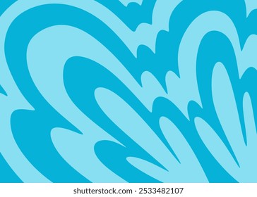 Abstract background with floral theme pattern. Abstract gradient wavy lines pattern