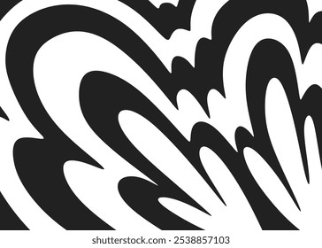 Abstract background with floral theme pattern. Abstract gradient wavy lines pattern