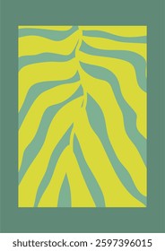 Abstract background with floral theme. Wall decoration, poster, flyer, leaf design.
