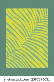 Abstract background with floral theme. Wall decoration, poster, flyer, leaf design.