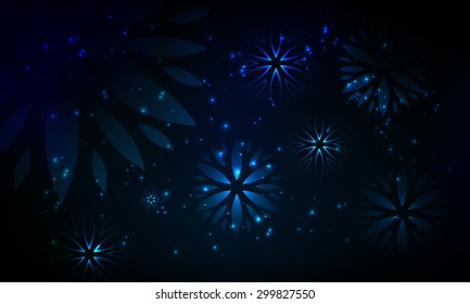 Abstract background floral vector  illustration
