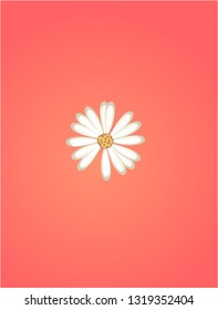 Abstract background with flower