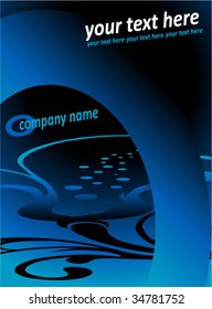 abstract background with flower