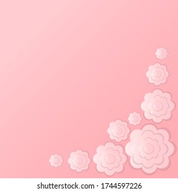 Abstraktes Blumenpapier mit Hintergrund