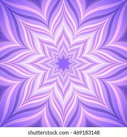 Abstract background with flower. Violet flower.