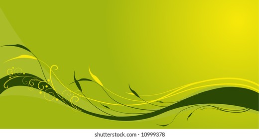 Abstract background with Flowers
