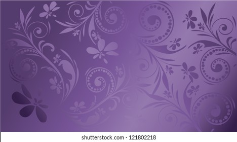 abstract background with flowers