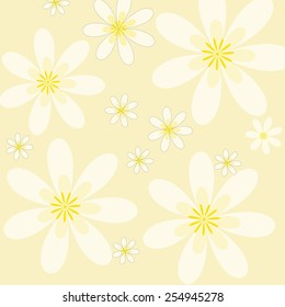 Abstract background with flowers 