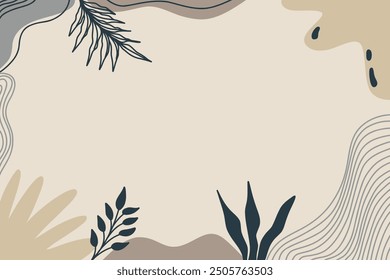 Abstract background flowers with blank space