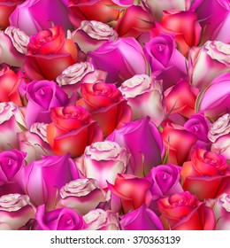 Abstract background of flowers. Close-up. EPS 10 vector file included