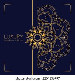 Fondo abstracto con flores. Decoración decorativa de Mandala de lujo creativo. Ilustración vectorial.