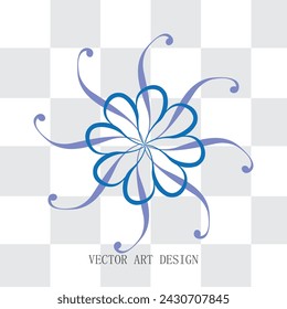  abstract background with flowers design template