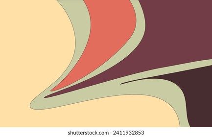 abstract background with flowers and leaves