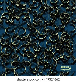 Abstract background with flowers pattern. Eps10 Vector illustration