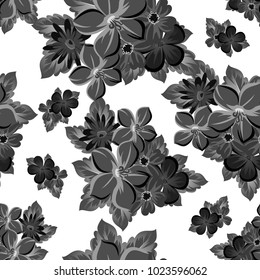 abstract background of flowers. seamless pattern for card designs, greeting cards, birthday invitations, Valentine's day, party, holiday. Vector illustration.