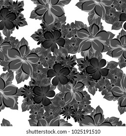 abstract background of flowers. seamless pattern for card designs, greeting cards, birthday invitations, Valentine's day, party, holiday. Vector illustration.