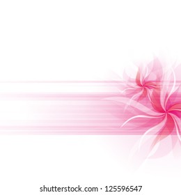 Abstract background with flowers and space for your text