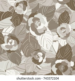 Abstract  background of flowers. Vector texture for fabric, paper, wallpaper, packaging
