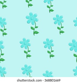 Abstract background with flowers.Seamless pattern for web page background, textile and wallpaper. Vector illustration.