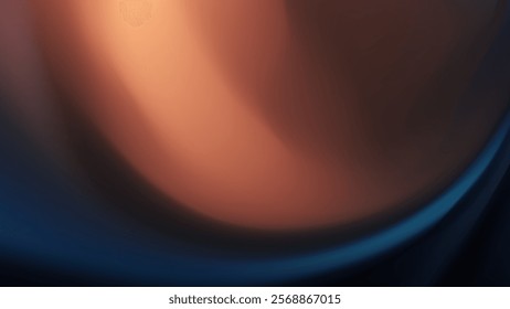 Abstract background with flowing bronze and blue hues