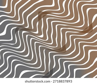 Fondo Abstractas con líneas onduladas marrones y grises.