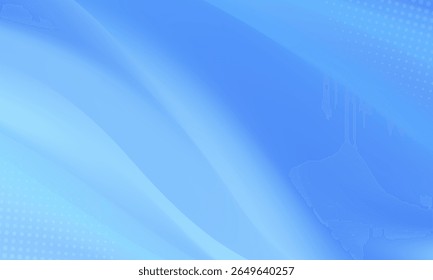 Abstract background with a flowing cerulean sky texture.