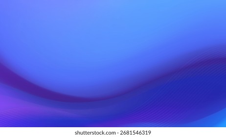 Fundo abstrato com um fluido azul de cobalto. 