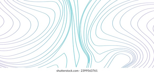 abstract background with flowing contour outline gradient colorful