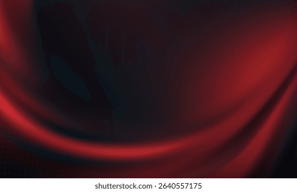 Abstract background with flowing crimson ember like hues