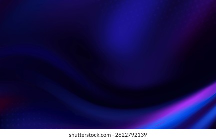 Abstract background with flowing deep ocean hues