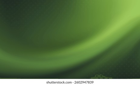 Abstract background with a flowing emerald green texture.