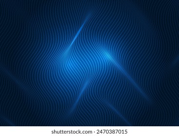 Fondo Abstractas con un diseño de puntos futuristas fluyendo