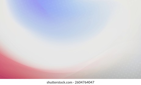 Abstract background with flowing iridescent pink, blue, and white hues. 