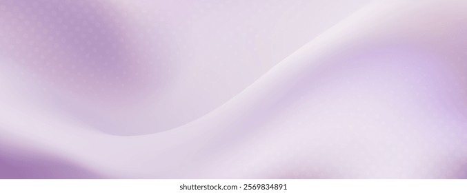 Abstract background with a flowing lavender wave.