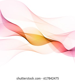 Abstract background of flowing lines