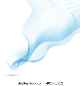Abstract background with flowing lines design