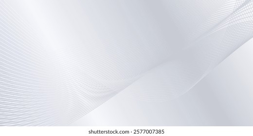 Abstract background with flowing lines. Digital future technology simple modern art design