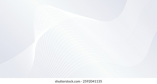 Abstract background with flowing lines. Digital future technology concept lines background abstract