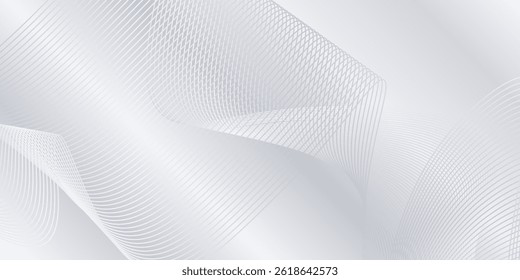Abstract background with flowing lines. Digital future design modern