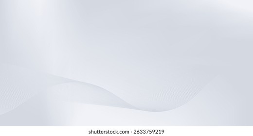 Abstract background with flowing lines. Digital future technology simple modern