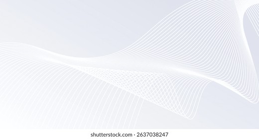 Abstract background with flowing lines. Digital future technology modern simple
