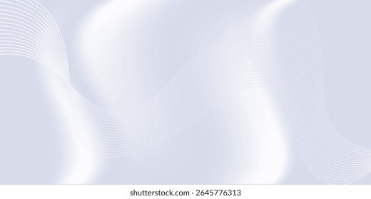 Abstract background with flowing lines. Digital future technology simple modern