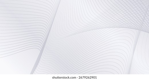 Abstract background with flowing lines. Digital future technology modern simple abstract design
