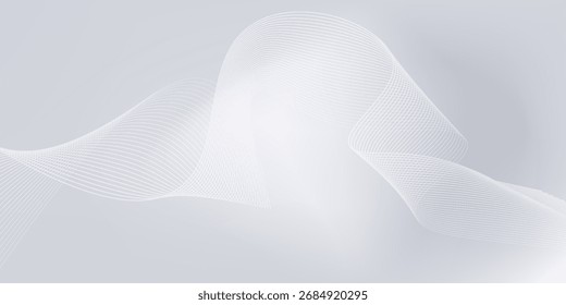 Fondo Abstractas con líneas fluidas. Estilo futuro digital buenas ilustraciones de arte simple
