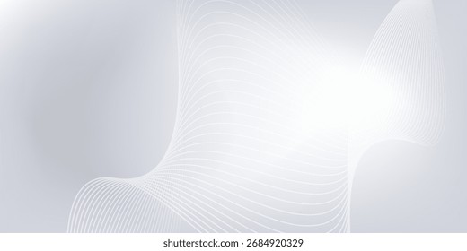 Abstrakter Hintergrund mit fließenden Linien. Digitaler Zukunftsstil, gut, einfach
