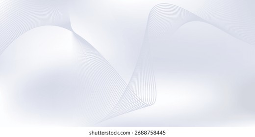 Fundo abstrato com linhas fluindo. Redemoinho da tecnologia do futuro digital