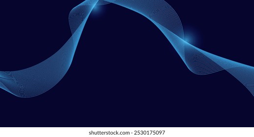 Fondo Abstractas con líneas fluidas. Ondas dinámicas arte simple abstracto moderno