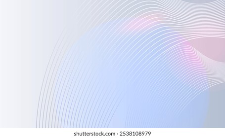 Abstract background with flowing lines. Dynamic waves. Vector illustration